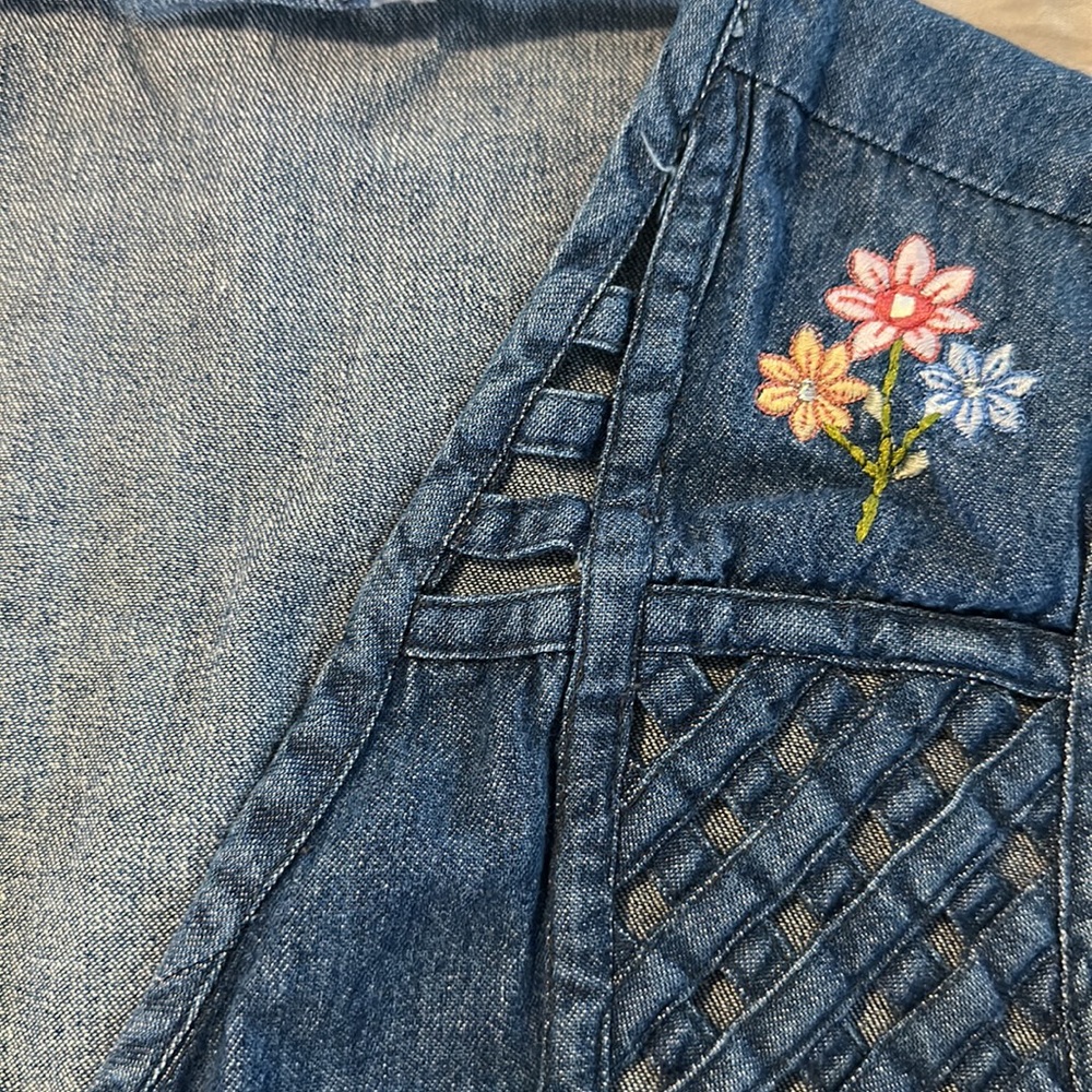 90’denim Patch Work Vest - image 6